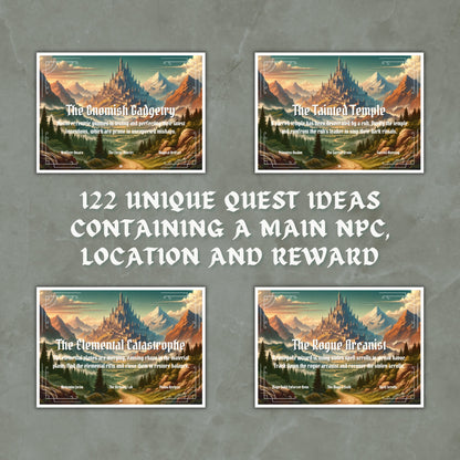 Quest Ideas Cards - Alternate view 2