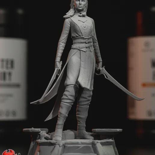 Jaheira Figure - Baldur's Gate 3 - Alternate view 2