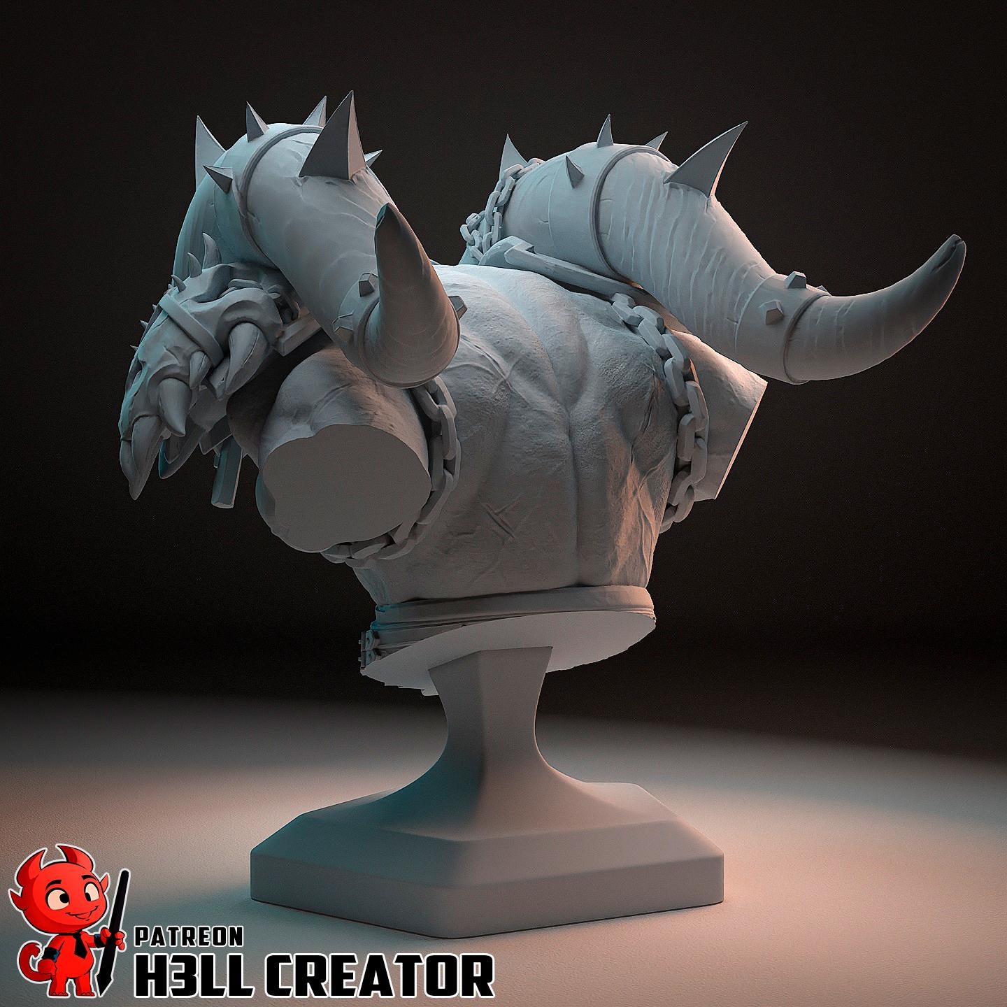 Garrosh Hellscream Bust - World of Warcraft - Alternate view 6