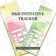 Initiative Tracker - digital download preview