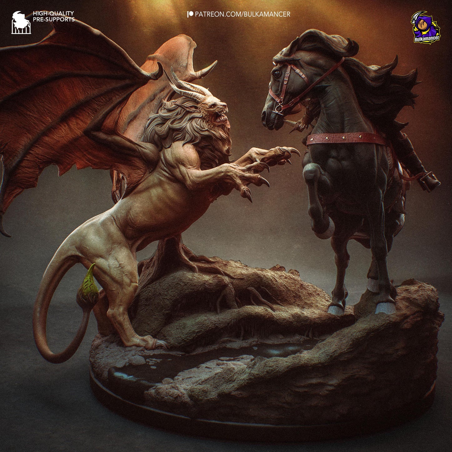Ciri Manticore The Witcher Diorama Figure - Alternate view 2
