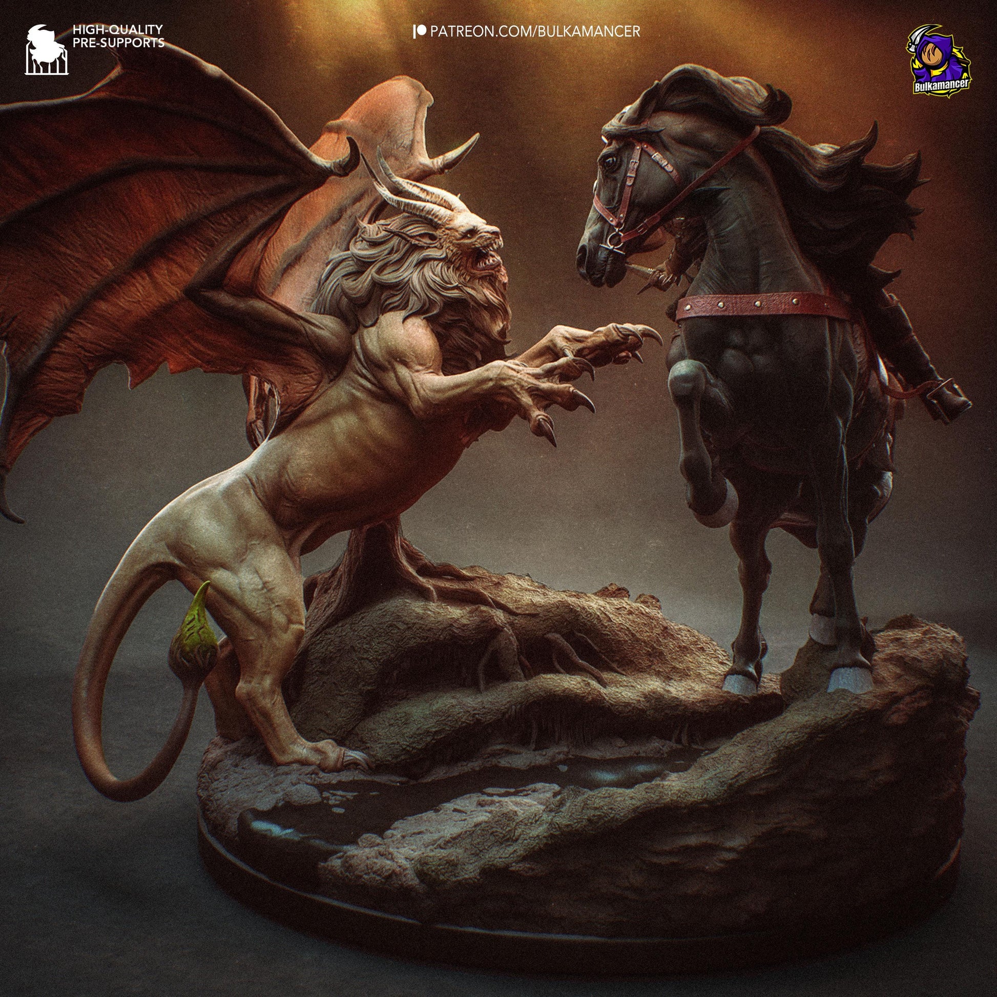 Ciri Manticore The Witcher Diorama Figure - Alternate view 2