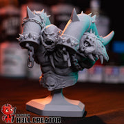 Garrosh Hellscream Bust - World of Warcraft - resin tabletop miniature front view