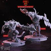 Demon Enemy Miniature - resin tabletop miniature front view