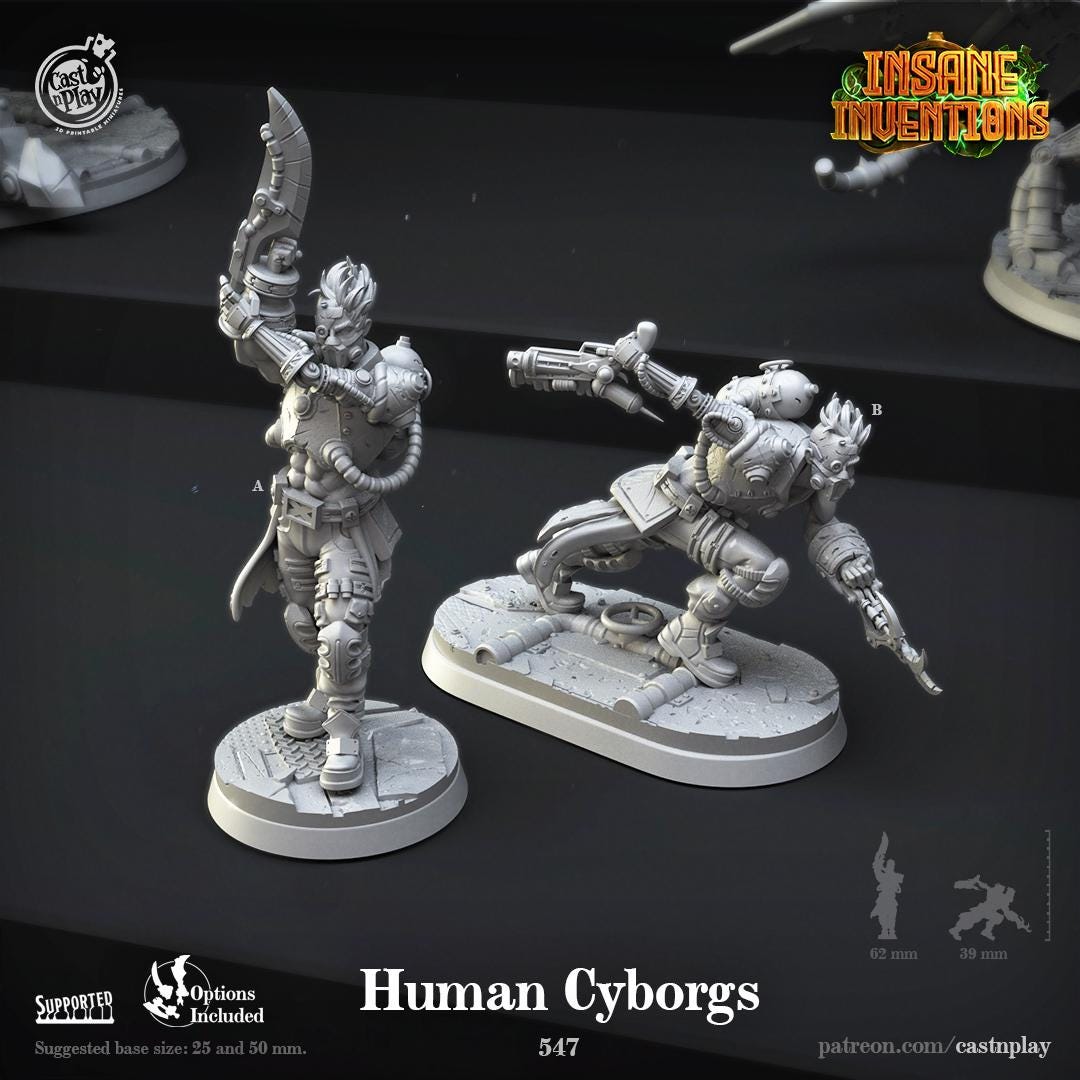 Warforged Rogue Miniature