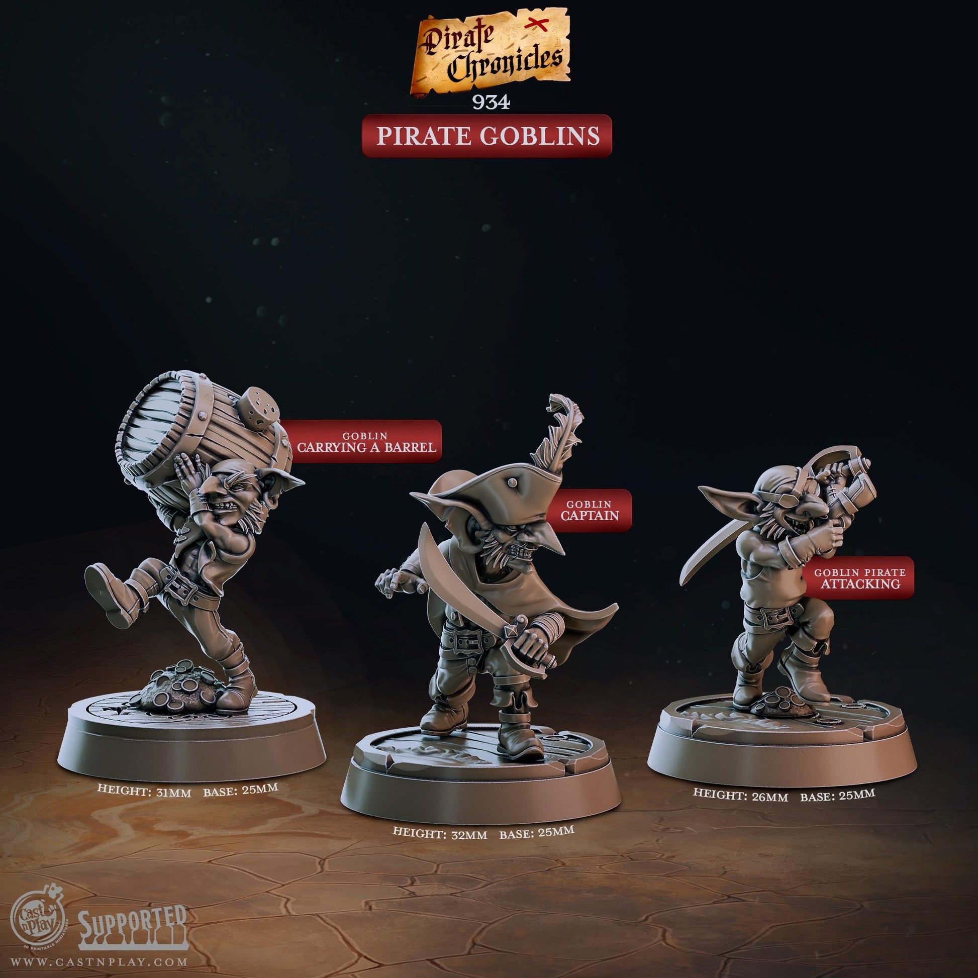 Goblin Pirate Miniature