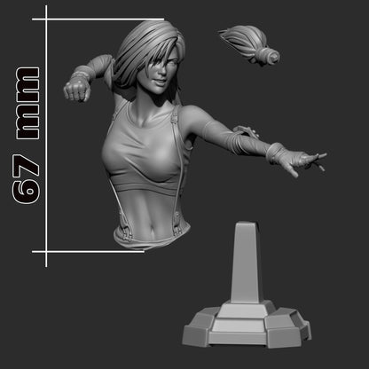 Tifa Lockhart Bust - Final Fantasy VII - Alternate view 2