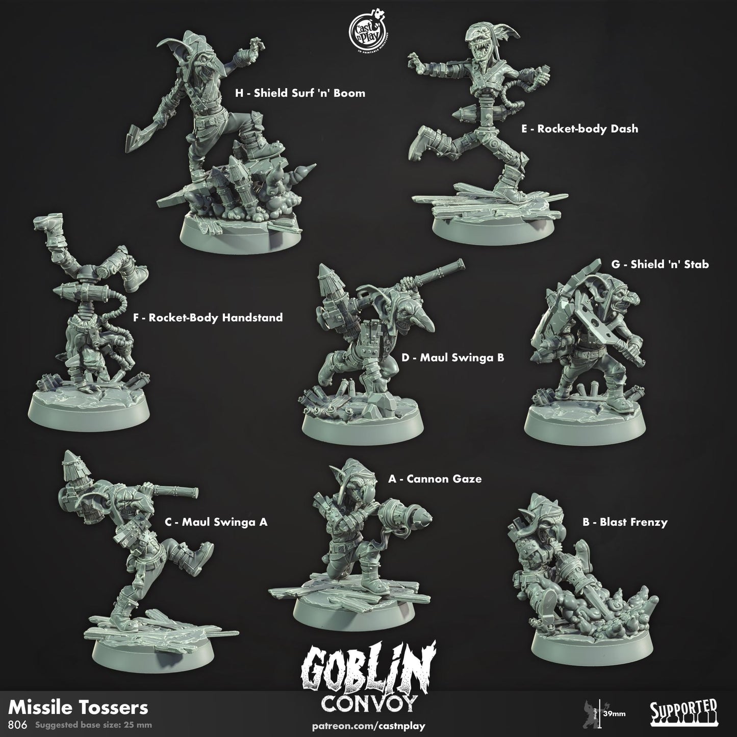 Goblin Gunslinger Miniature