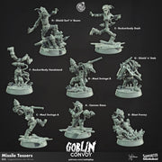 Goblin Gunslinger Miniature - resin tabletop miniature front view