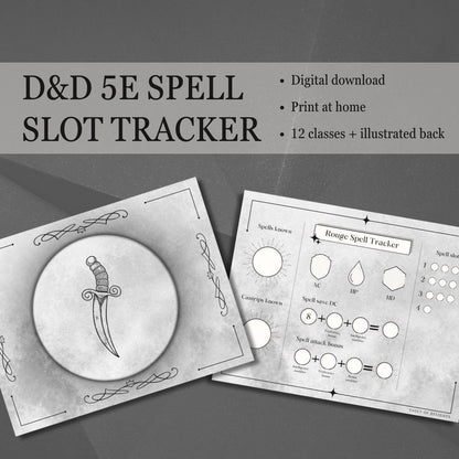 Printable Spell Slot Trackers