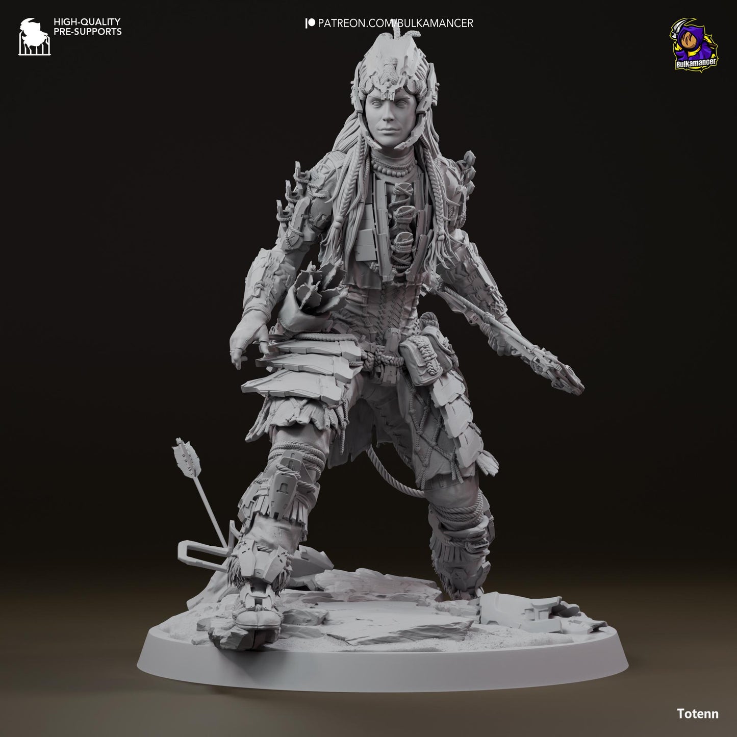 Aloy Resin Miniature Figurine Game Character Horizon: Forbidden West Gift for Him Her Birthday Gift Anime