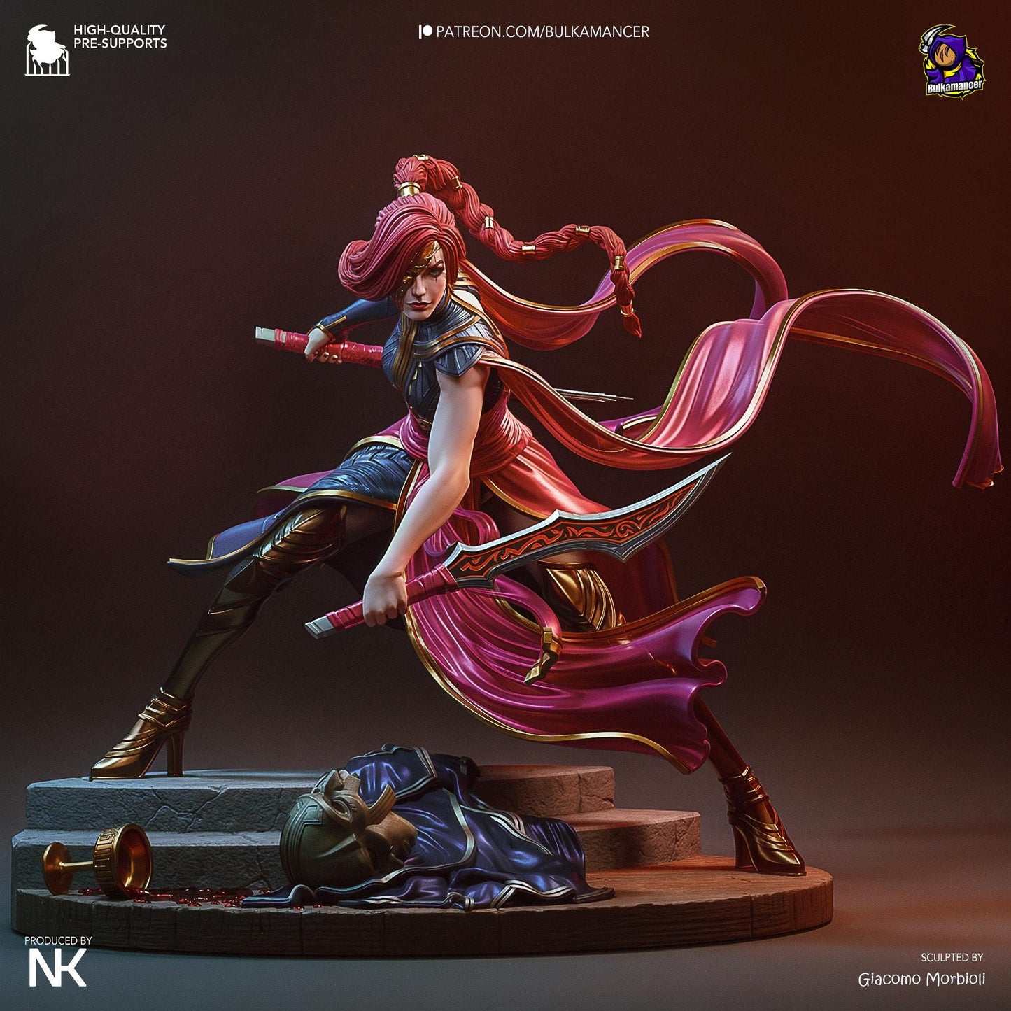 Katarina Resin Miniature Figurine I Game Character I League of Legends I Gift for Him Her I Birthday Gift I Anime