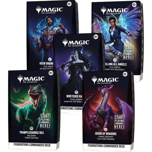 Magic: The Gathering Foundations Starter Commander Deck - Tramplesaurus Rex - EN preorder product image