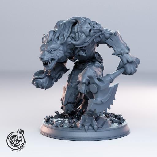 Gnoll Miniature - Alternate view 3
