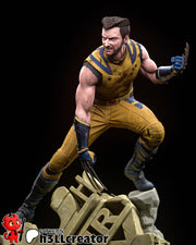 Wolverine Figure - resin tabletop miniature front view