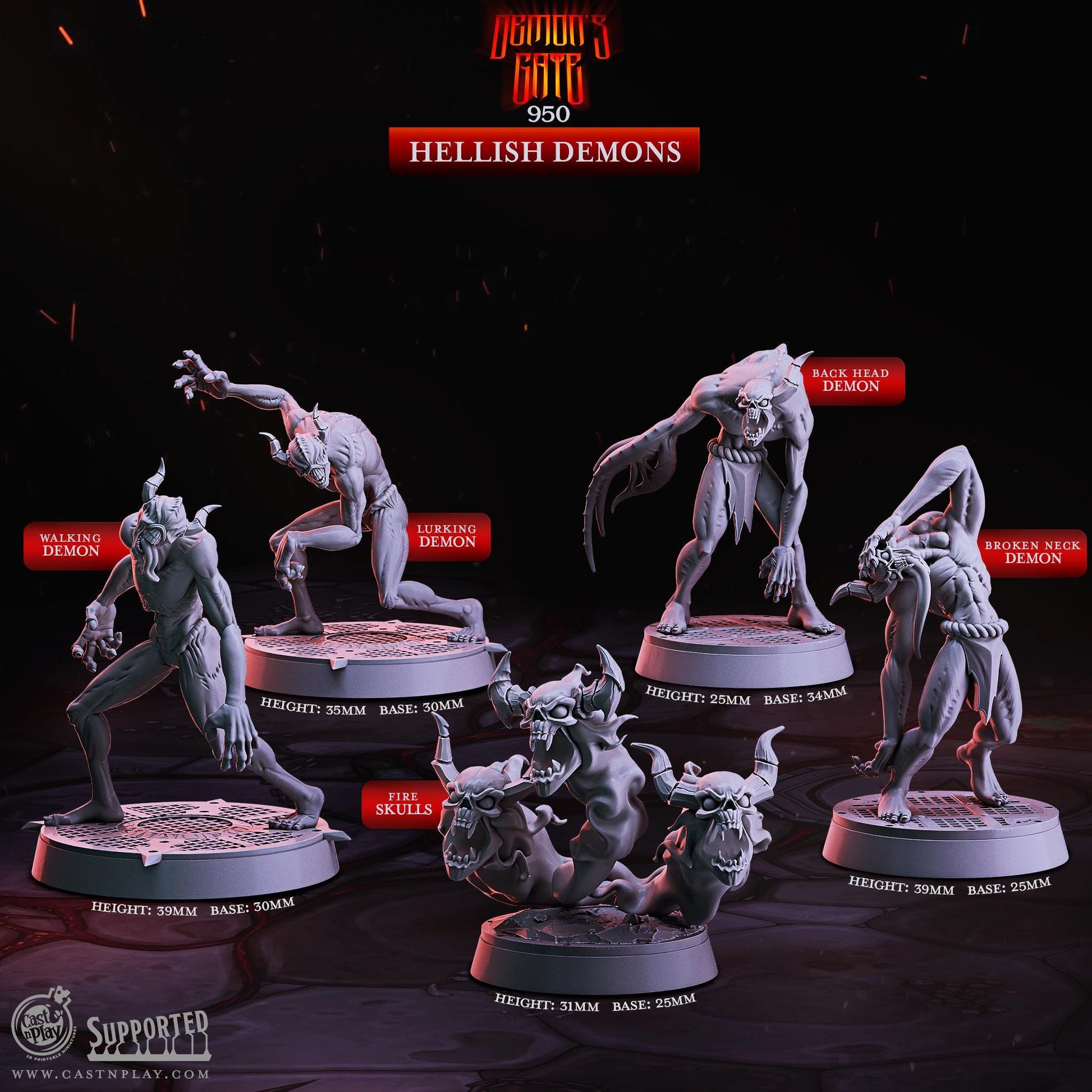 Demon Enemy Miniature