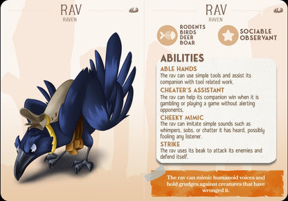 Raven Bird Animal Companion Miniature - Alternate view 2