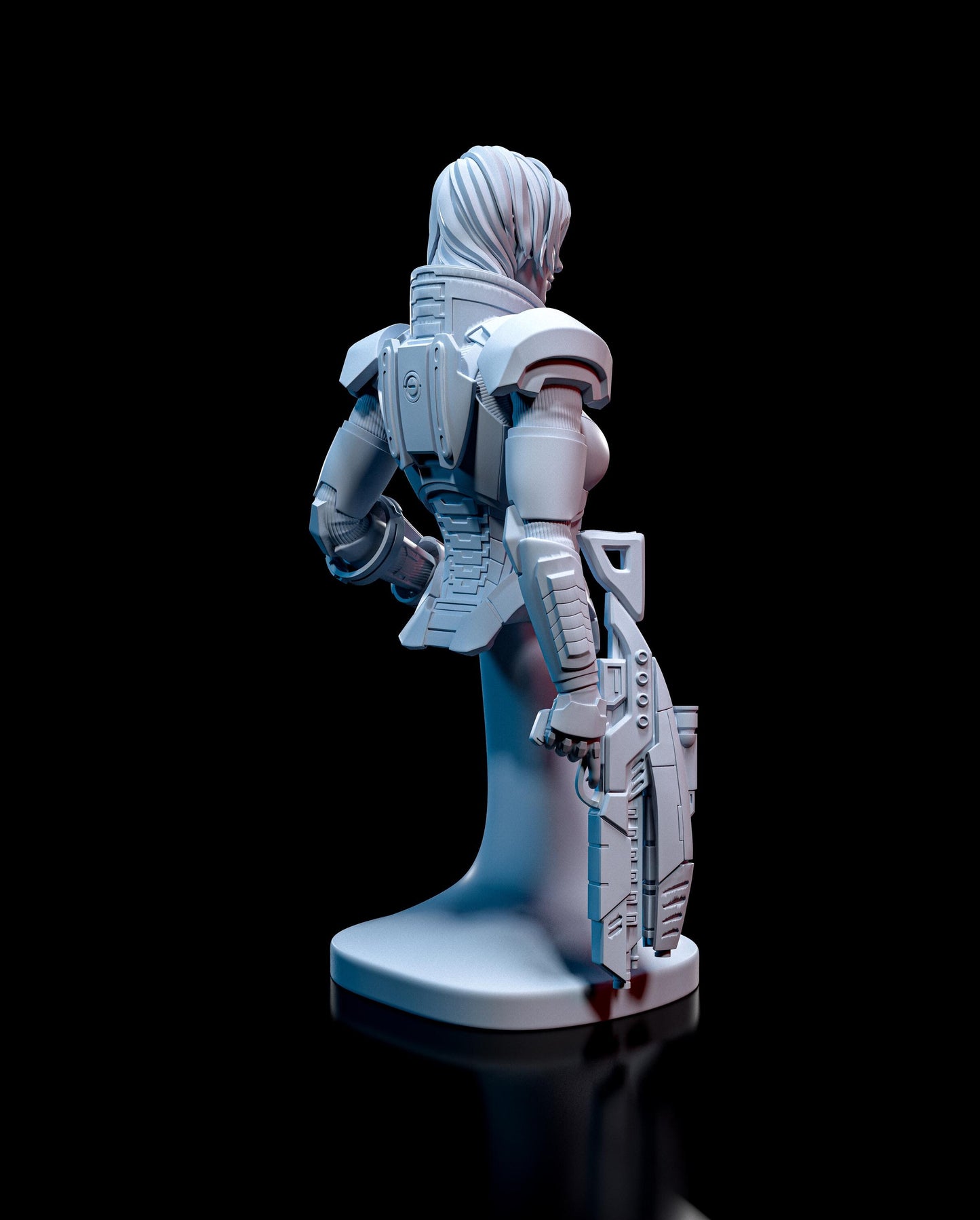 Commander Shepard female Bust - Mass Effect - Alternate view 4