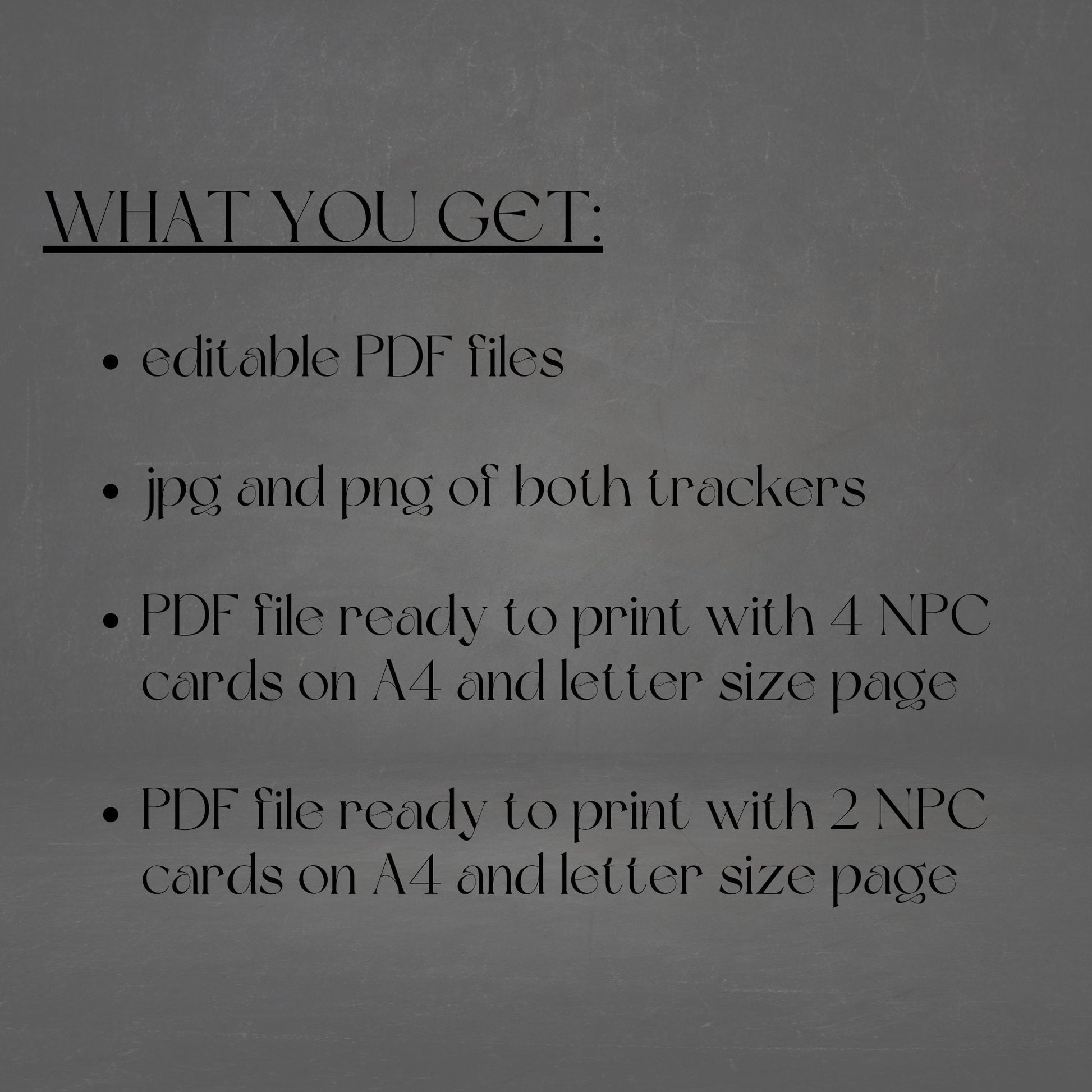 Fillable NPC Cards - Alternate view 3