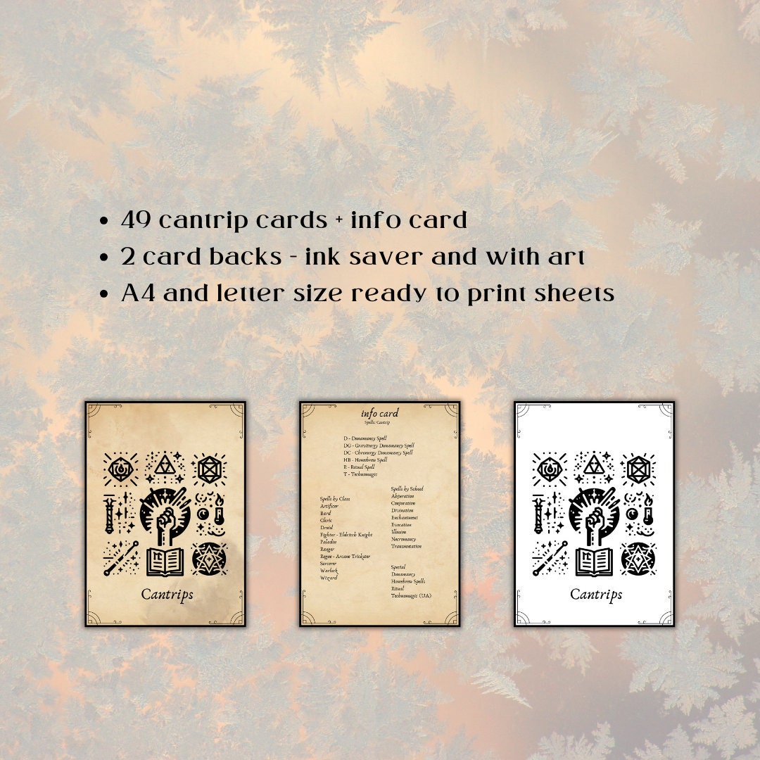 Cantrip Cards - Alternate view 2