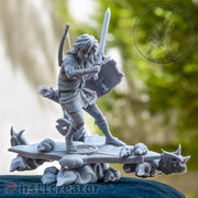 Link Legend of Zelda Figure - resin tabletop miniature front view