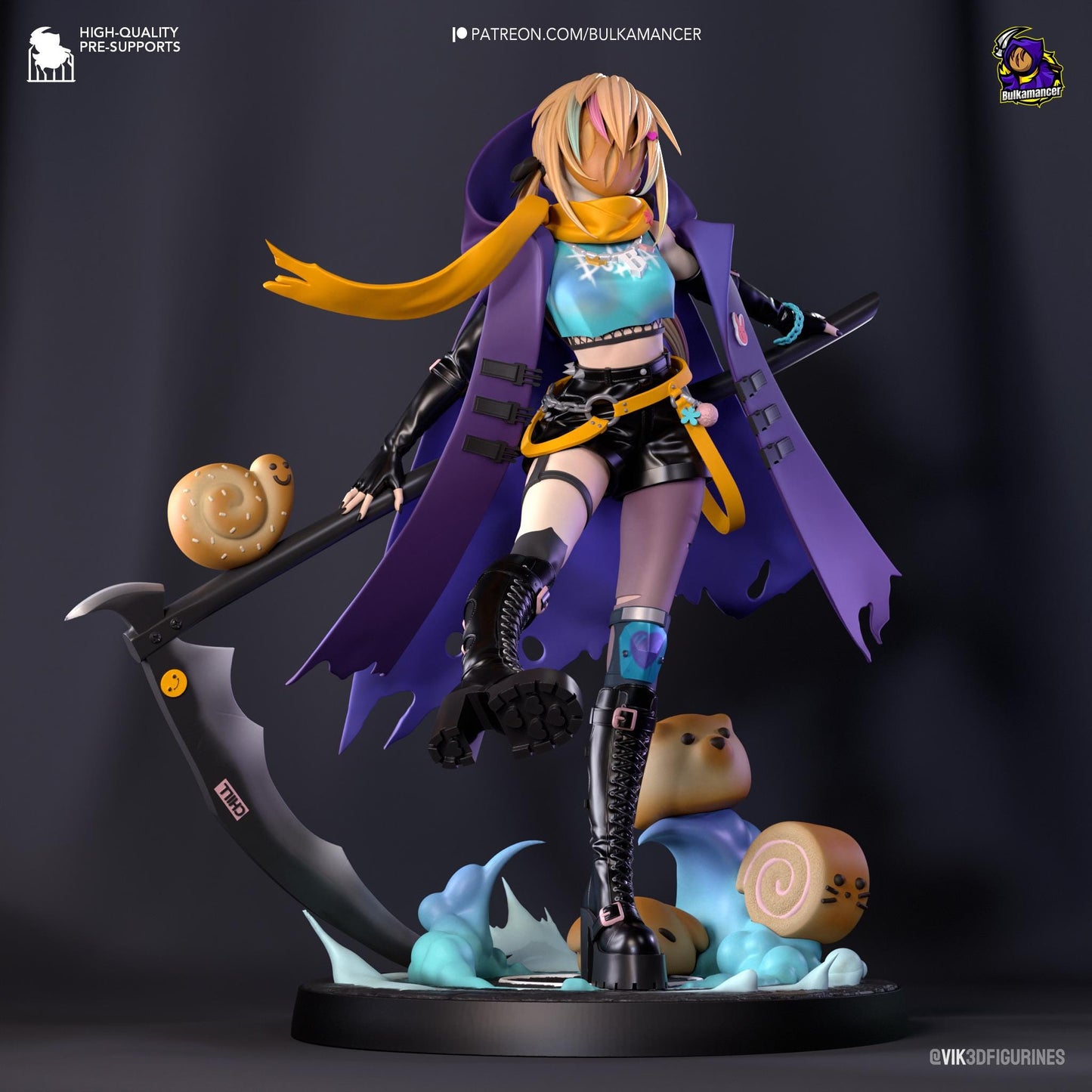 Bulka Crustreaper Resin Miniature Figurine Game Character Unbreadable Gift for Him Her Birthday Gift Anime FAN MADE