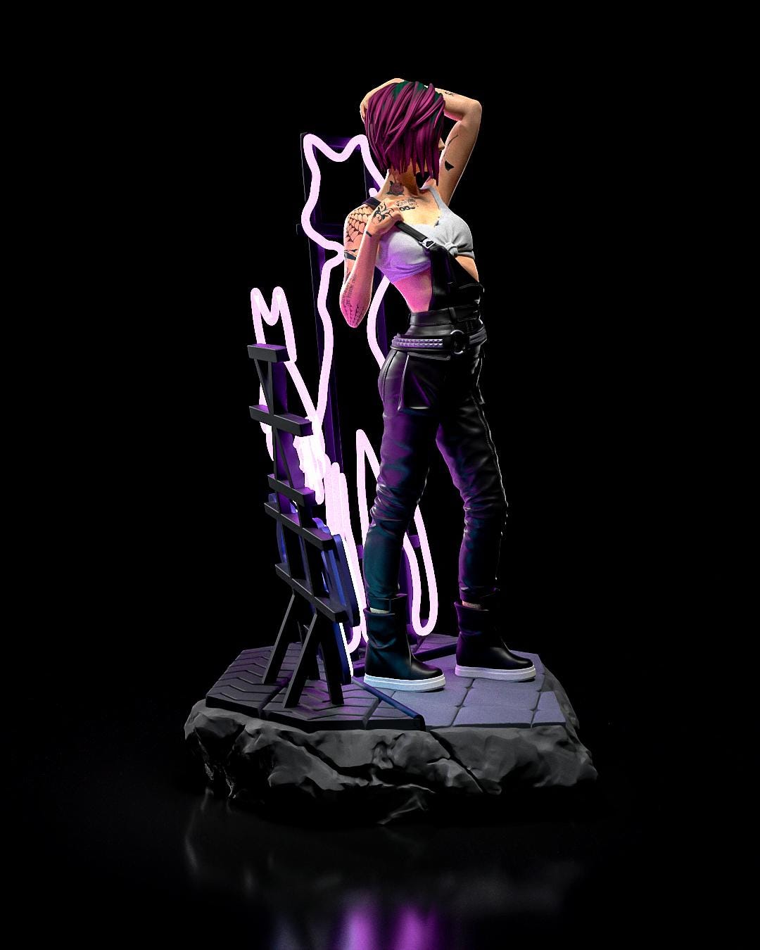 Judy Alvarez Figure - Cyberpunk 2077 - Alternate view 3