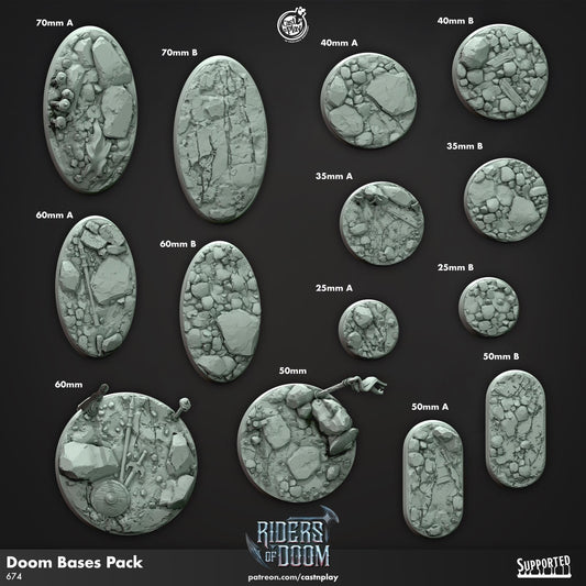 Riders of Doom Bases Set
