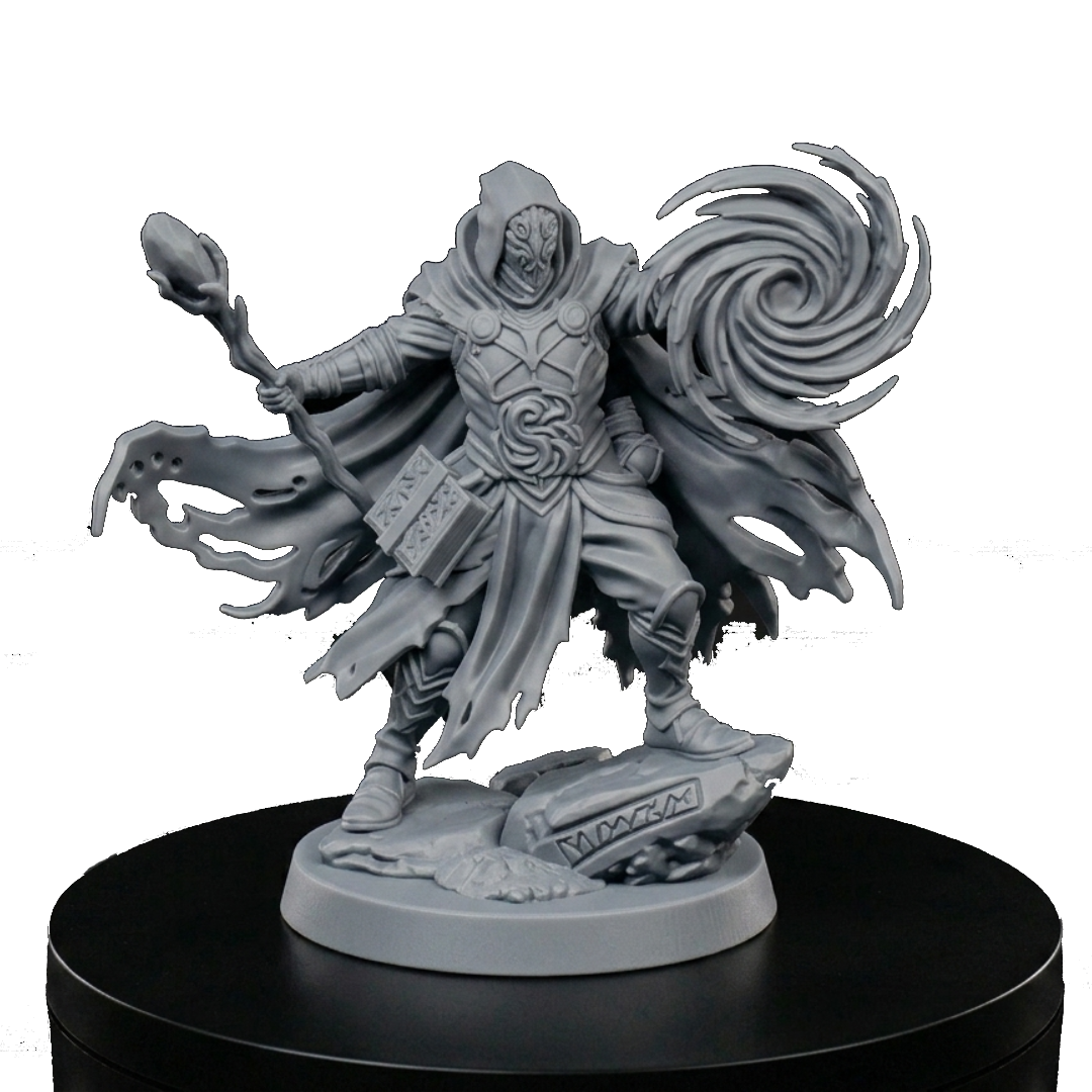 Portal Mage miniature by Late Night Miniatures
