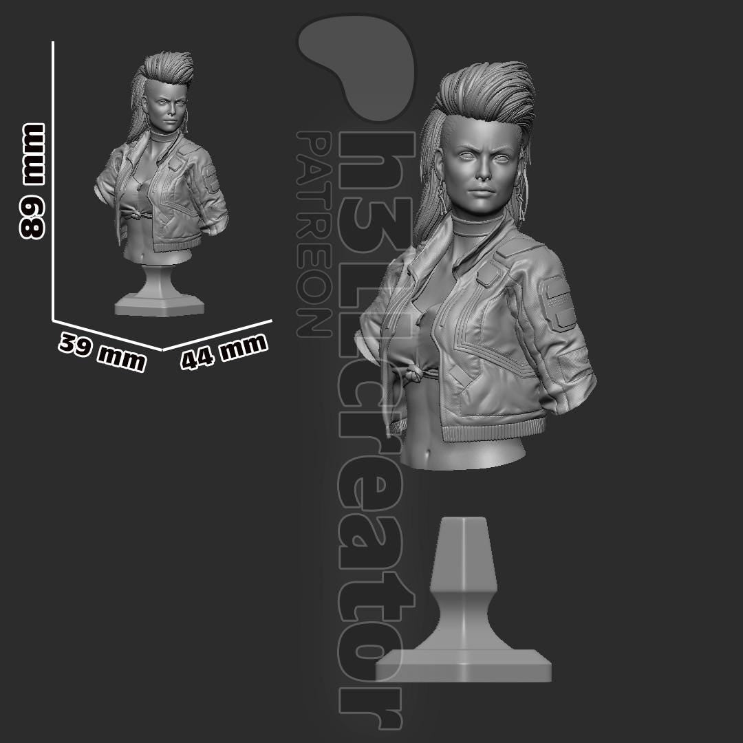Rogue Amendiares Bust - Cyberpunk 2077 - Alternate view 4