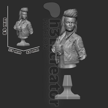 Rogue Amendiares Bust - Cyberpunk 2077 - Alternate view 4