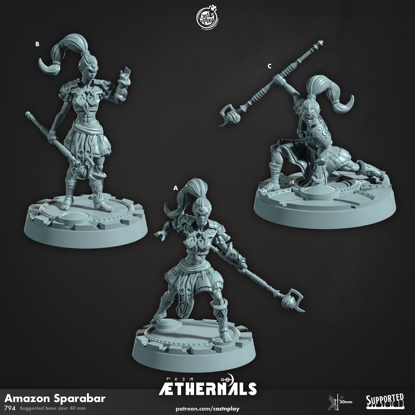 Female Ranger Miniature