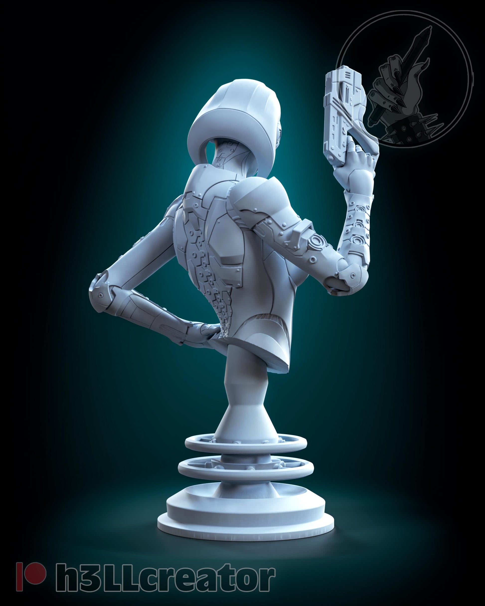 EDI Bust - Mass Effect - Alternate view 2