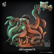 Kraken Miniature - resin tabletop miniature front view