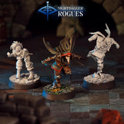 Rogue Miniature - resin tabletop miniature front view