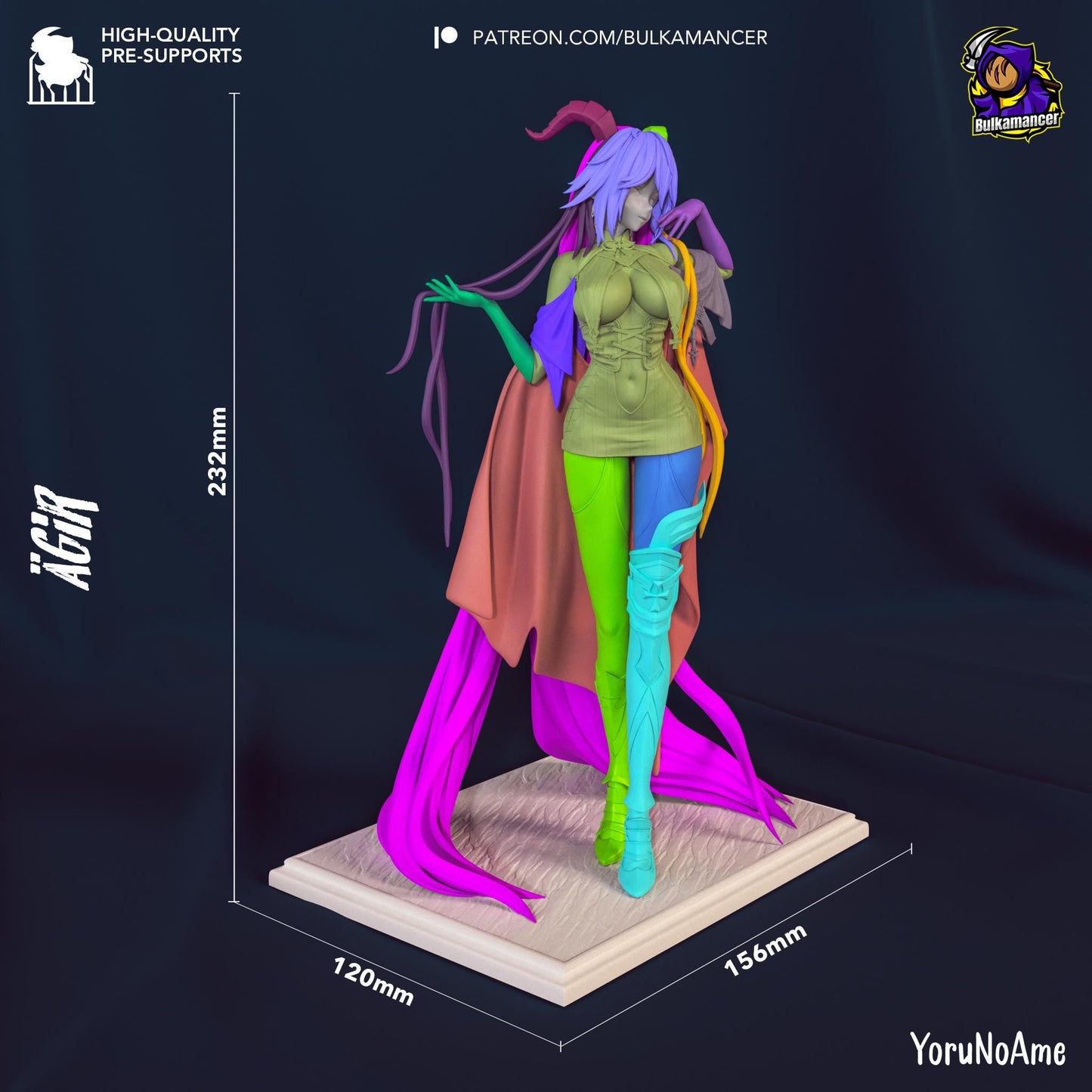 Agir Resin Miniature Figurine Game Character Azur Lane Game Character Gift for Him Her Birthday Gift NSFW I Anime