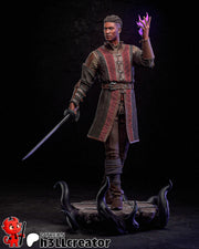 Wyll Figure - Baldur's Gate 3 - resin tabletop miniature front view
