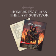 Last Survivor Homebrew Class Guide - digital download preview