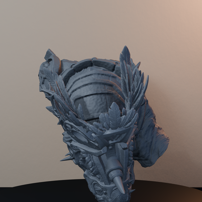Blessed Claw of Ziskal Bust Fantasy Bust - Blessed Claw of Ziskal Bust - detail upper view