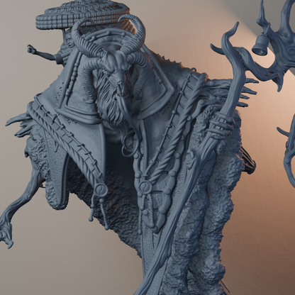 Krampus Fantasy Miniatures - Krampus Body 01 - detail upper view