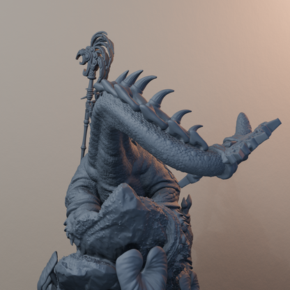 Mato Riders Fantasy Miniatures - Mato Rider Pose 01 - detail upper view