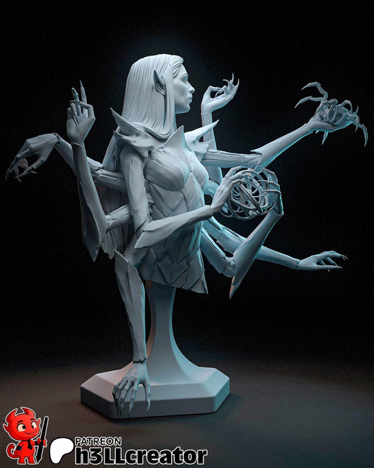Lolth Bust - Alternate view 2