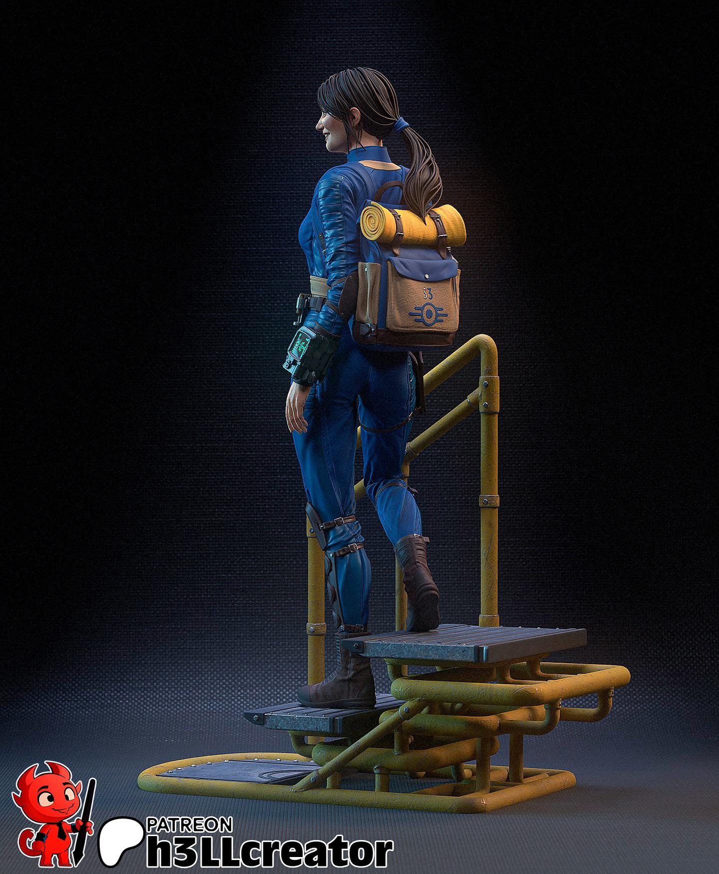 Lucy MacLean TV Character Fallout Figure - Alternate view 4
