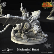 Warforged Beast Miniature - resin tabletop miniature front view