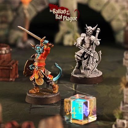 Tiefling Bard Miniature