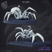 Spider Miniature - resin tabletop miniature front view
