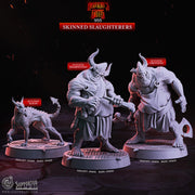 BBEG Demon Miniature - resin tabletop miniature front view