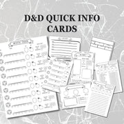 Quick Reference Cards Collection - digital download preview