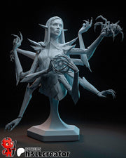Lolth Bust - resin tabletop miniature front view
