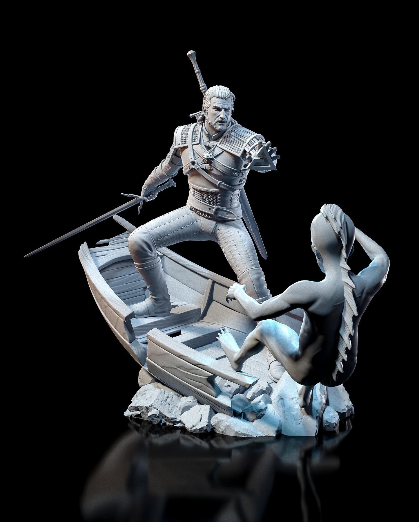 Geralt of Rivia The Witcher Figure - Alternate view 3